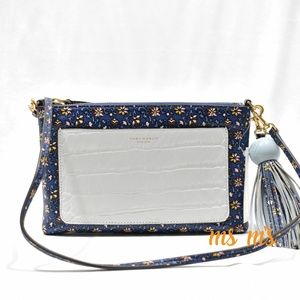 NWT Tory Burch Colorblock small Crossbody Bag